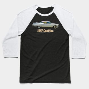 1957 Cadillac Coupe de Ville Baseball T-Shirt